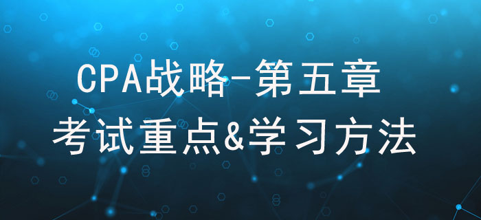 公司治理_CPA《战略》第五章考试重点与学习方法