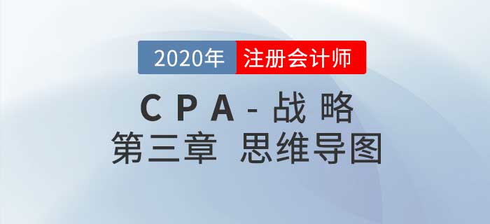 2020年注会《战略》第三章思维导图及自测习题