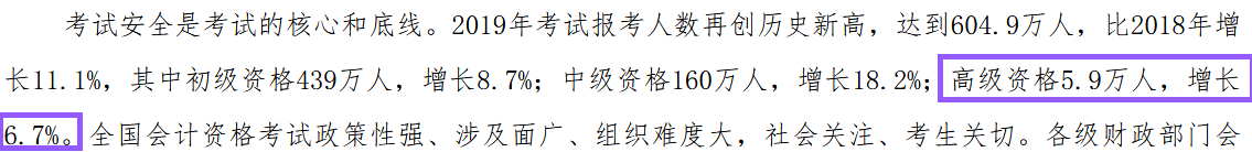 2018年高级会计师报名人数新高