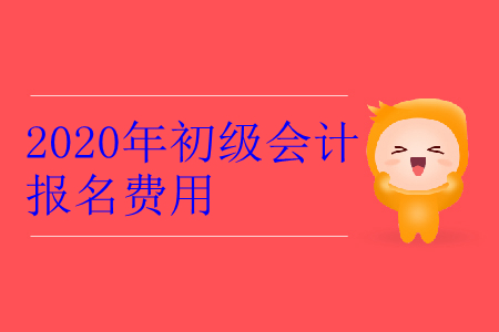 2020年青海省黄南州初级会计报名费用是多少？
