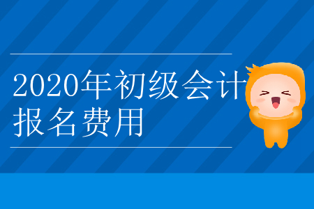 2020年宁夏海原县初级会计报名费用是多少？
