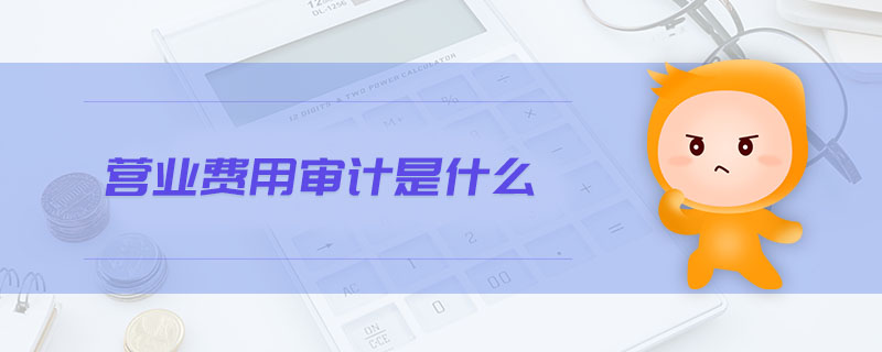 营业费用审计是什么