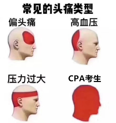 CPA考生头疼