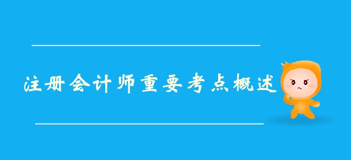 注册会计师《审计》第一章审计概述-重要考点概述