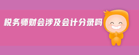 税务师财会涉及会计分录吗