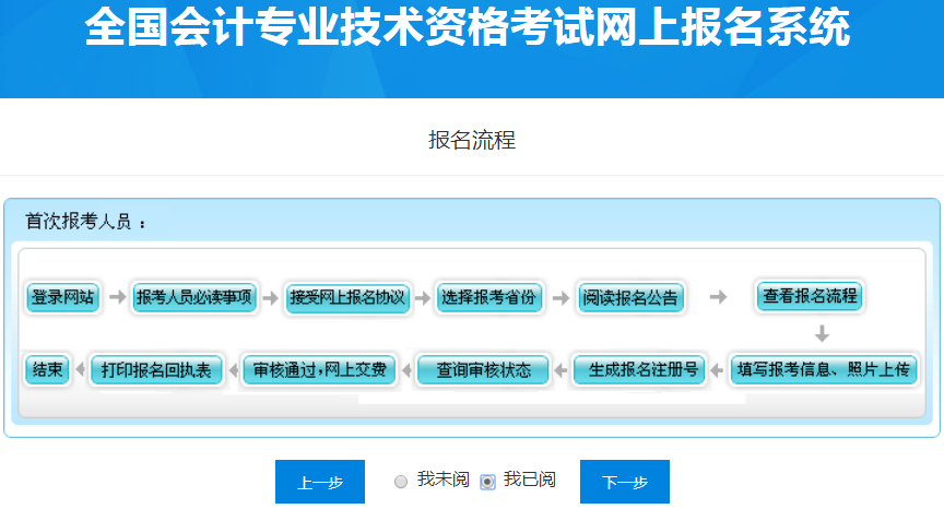 阅读河南地区初级会计报名流程