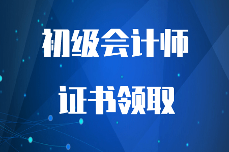 河南驻马店关于恢复领取2019年初级会计证书的通知