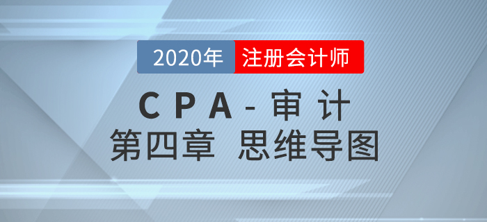 2020年注会《审计》第四章思维导图及自测习题