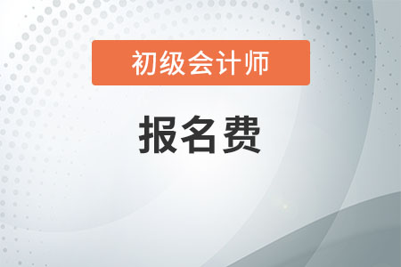 山东2020初级会计报名费是多少？