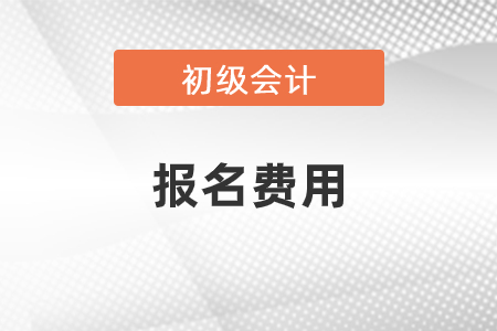 报考初级会计的报名费是多少