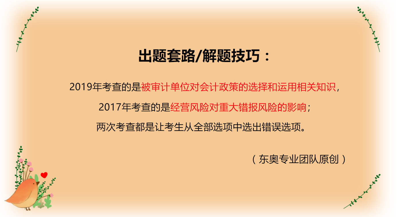 了解被审计单位及其环境