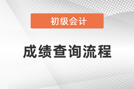 初级会计考试成绩查询流程是什么