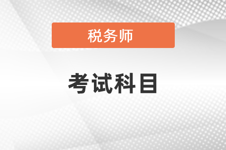 税务师考试科目主观题有什么