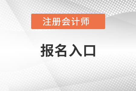 2021年注会报名入口