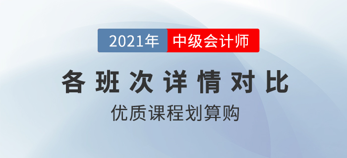 购买东奥2021年中级会计考试辅导课程有哪些优惠？哪个班次最划算？