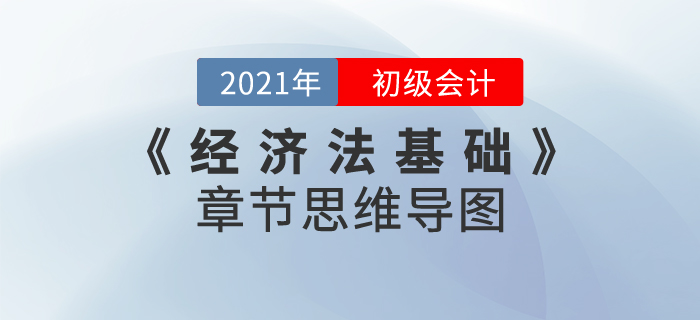 2021年初级会计考试《经济法基础》第四章思维导图