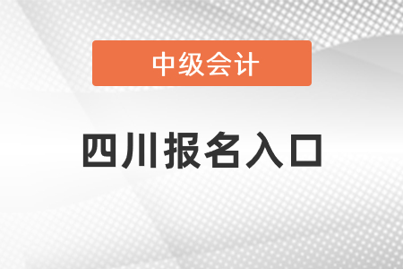 四川省甘孜中级会计师报名入口