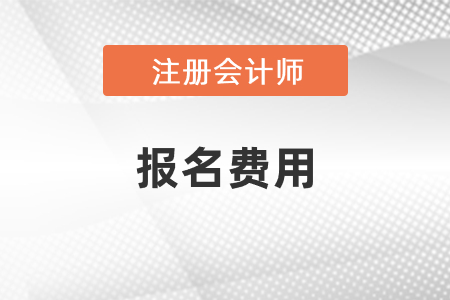 2021年江苏省cpa报名费用是多少？