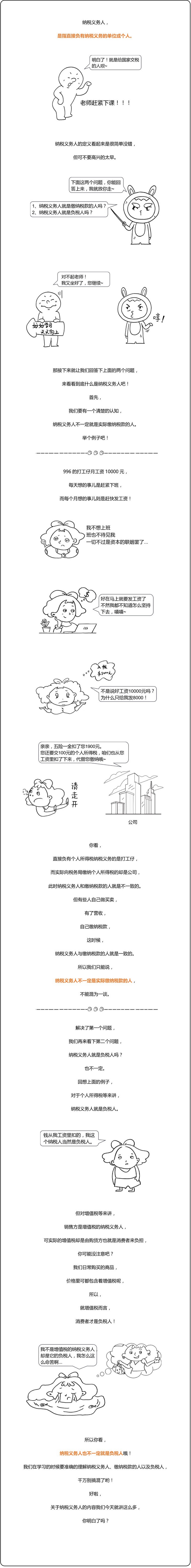 注册会计师税法 纳税义务人