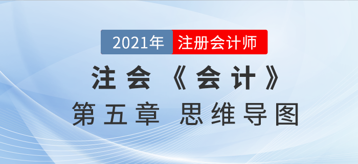 2021年CPA《会计》第五章思维导图