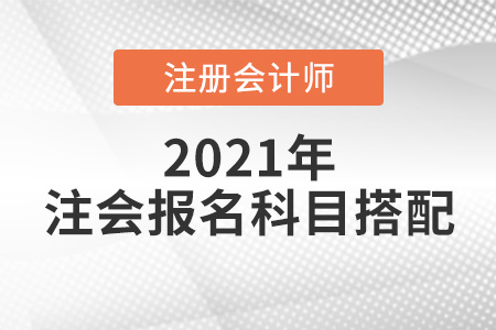 注会报名搭配科目