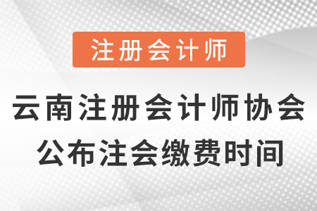 云南注册会计师协会公布2021年cpa考试缴费时间