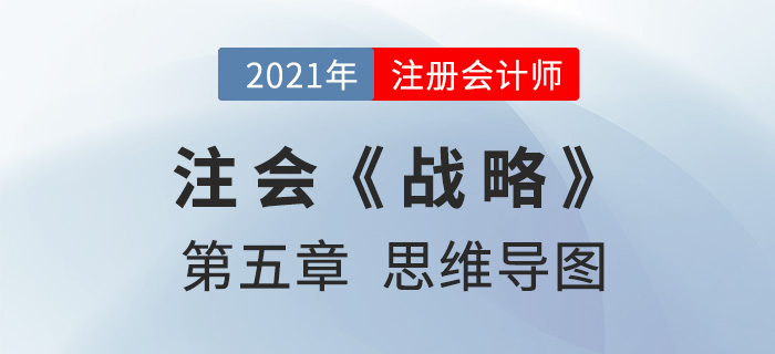 2021年CPA《战略》第五章思维导图