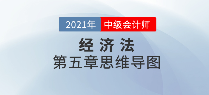 2021年中级会计《经济法》第五章思维导图，速来点击！