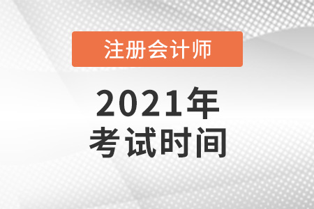 云南省文山注册会计师考试时间2021年是什么时候？