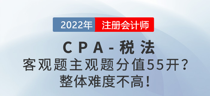 客观题主观题分值55开难度利好考生