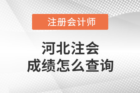 2021河北省秦皇岛注会成绩怎么查询？