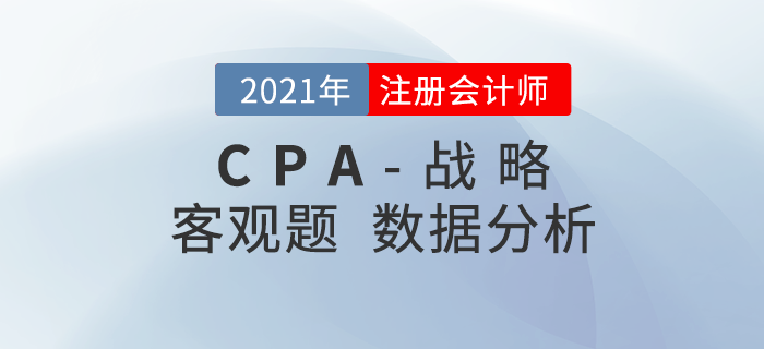 2021年注会战略客观题难不难？考题数据分析速了解！