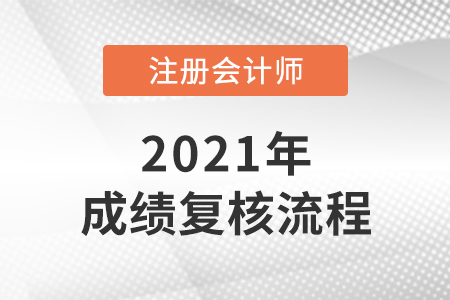 2021年cpa成绩复核流程