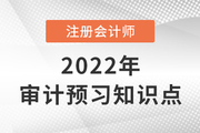 非无保留意见类型_2022年注会《审计》预习知识点