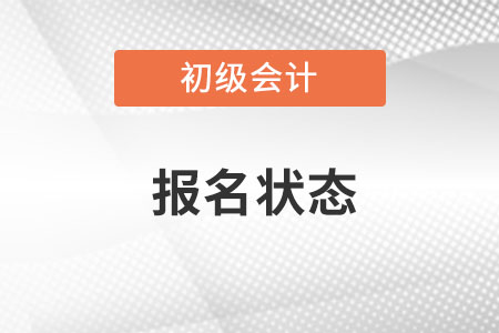 初级会计报名状态查询在哪里?