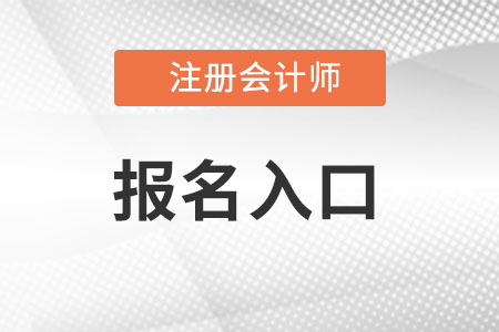 河南cpa报名入口怎么进？