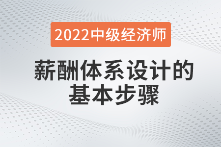 薪酬体系设计的基本步骤_2022中级经济师人力资源知识点