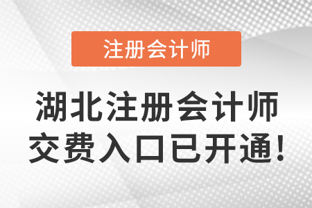 2023年湖北省荆州cpa交费开始！30日截止！