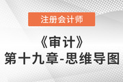 2022年注册会计师《审计》第十九章思维导图+章节练习