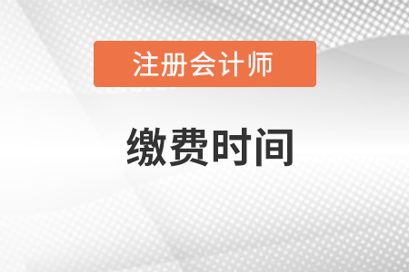 2022年北京市丰台区注会缴费时间及入口