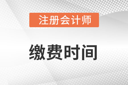 成都市双流县注册会计师考试缴费时间过了吗？