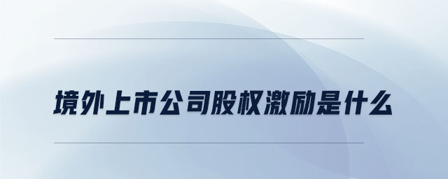 境外上市公司股权激励是什么