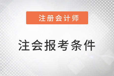 山东省日照报考cpa的条件高吗？