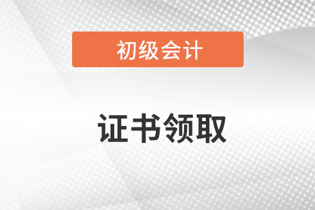 初级会计师证书什么时候发