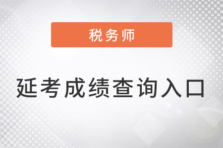 注册税务师延考成绩查询入口