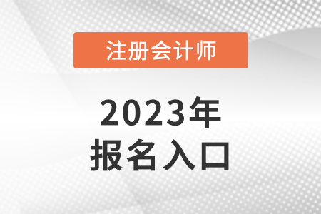 2023年北京市昌平区注会报名网站是什么？