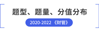 cpa财管题型题量及分值