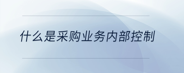 采购业务内部控制存在的问题？