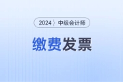 2024年中级会计考试报名费用缴费方式？