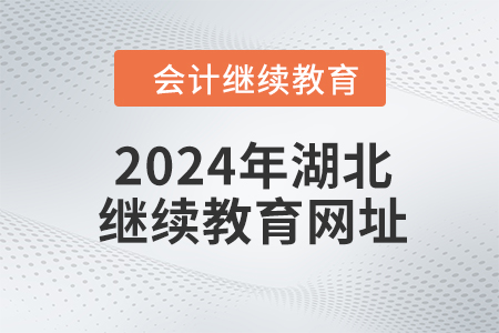 2024年湖北会计继续教育网址